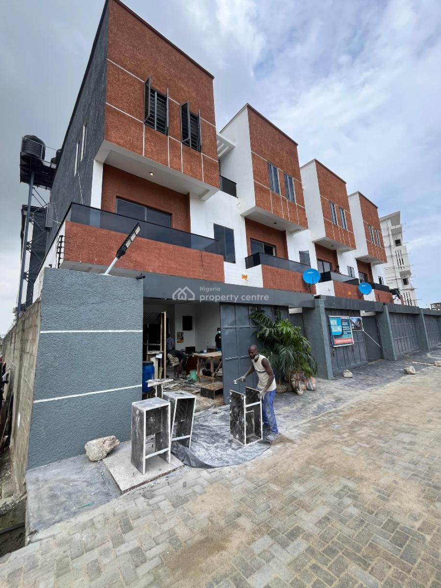 Exclusive 4 Bedrooms Terraced Duplex, Lekki Phase 1, Lekki, Lagos, House for Sale
