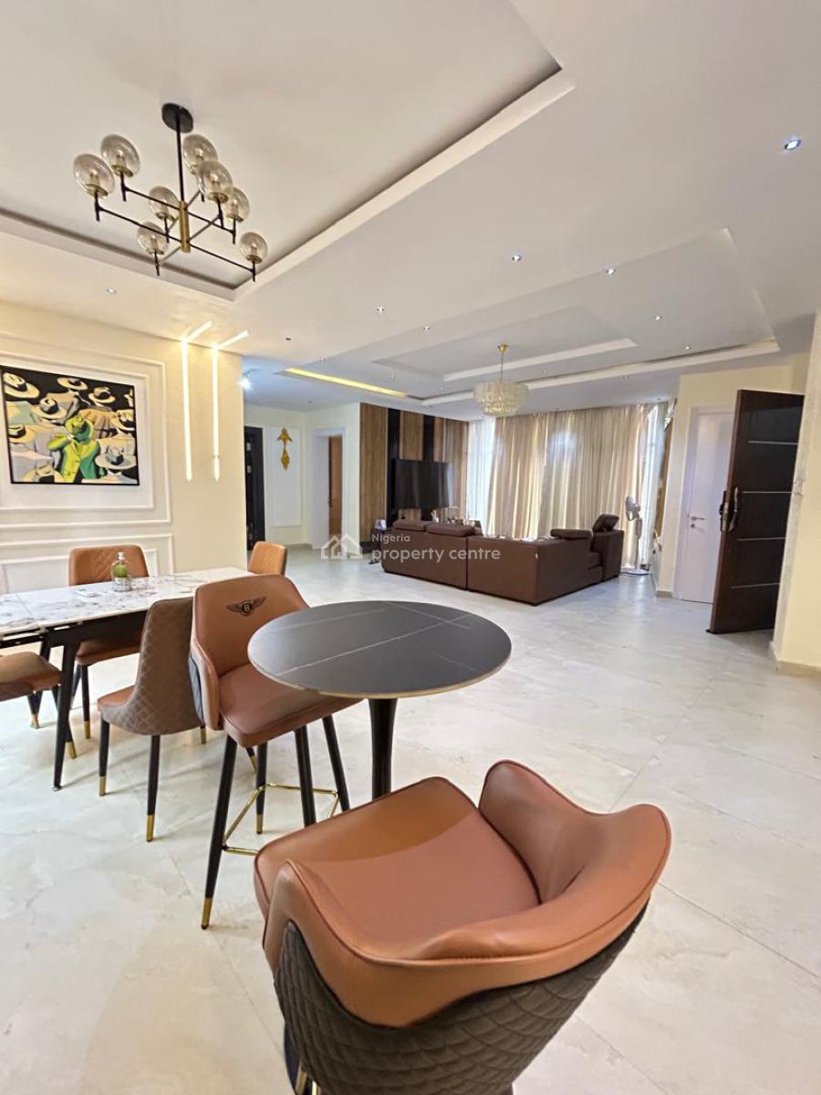 Furnished 3 Bedroom Flat with Bq, Gym and Swimming Pool, Lekki Phase 1, Lekki, Lagos, Flat / Apartment for Rent
