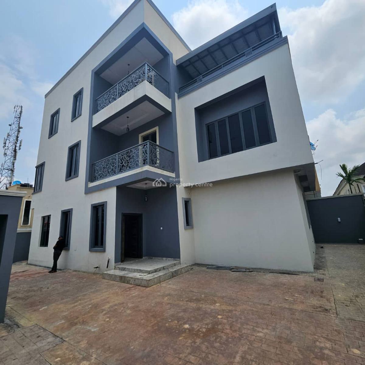 Newly Built 5 Bedrooms Duplex with a Room Bq, Serene Environment, Gra Phase 2, Magodo, Lagos, Detached Duplex for Rent