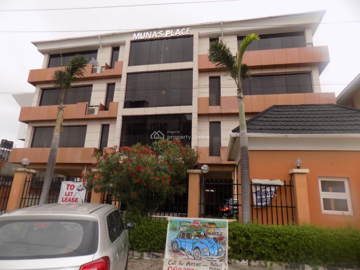 Commercial Space 1500sqm on 3 Floors with 28 Toilets, By Elf, Lekki Phase 1, Lekki, Lagos, Office Space for Rent