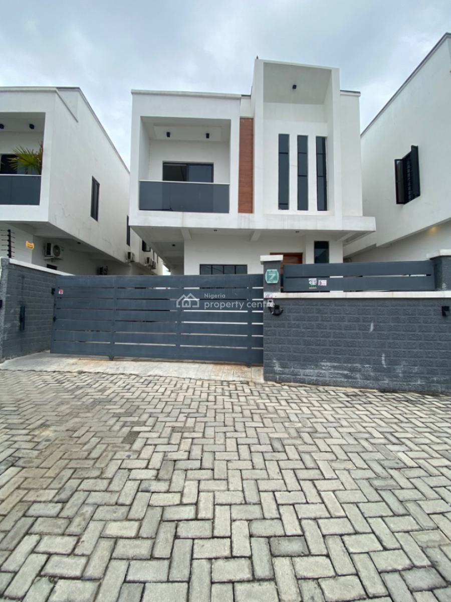 Bran New 4 Bedrooms Fully Detached Duplex with Bq, Orchid Road, Lekki Phase 2, Lekki, Lagos, Detached Duplex for Rent