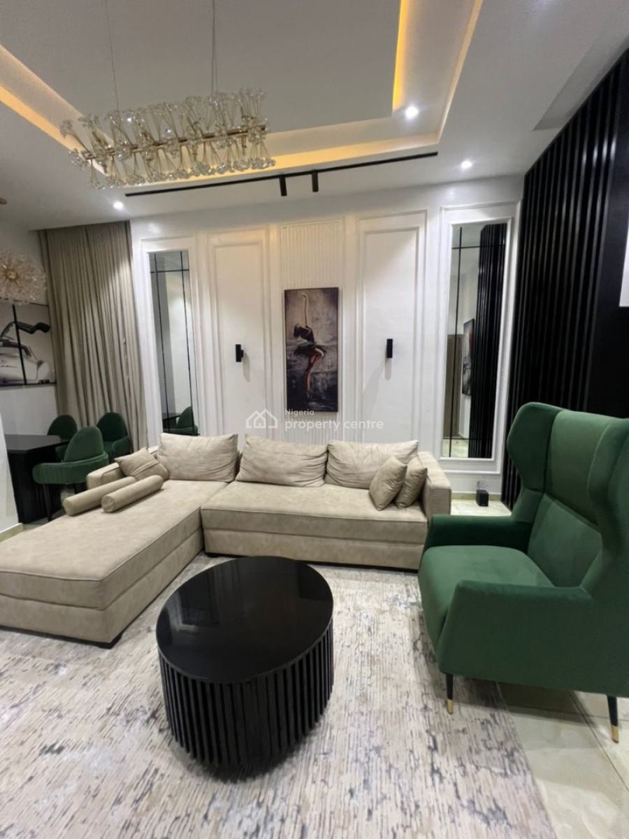 Bran New /fully Serviced and Furnished 3 Bedrooms Apartments, Conservation Area Lekki, Lekki Phase 2, Lekki, Lagos, Flat / Apartment for Rent