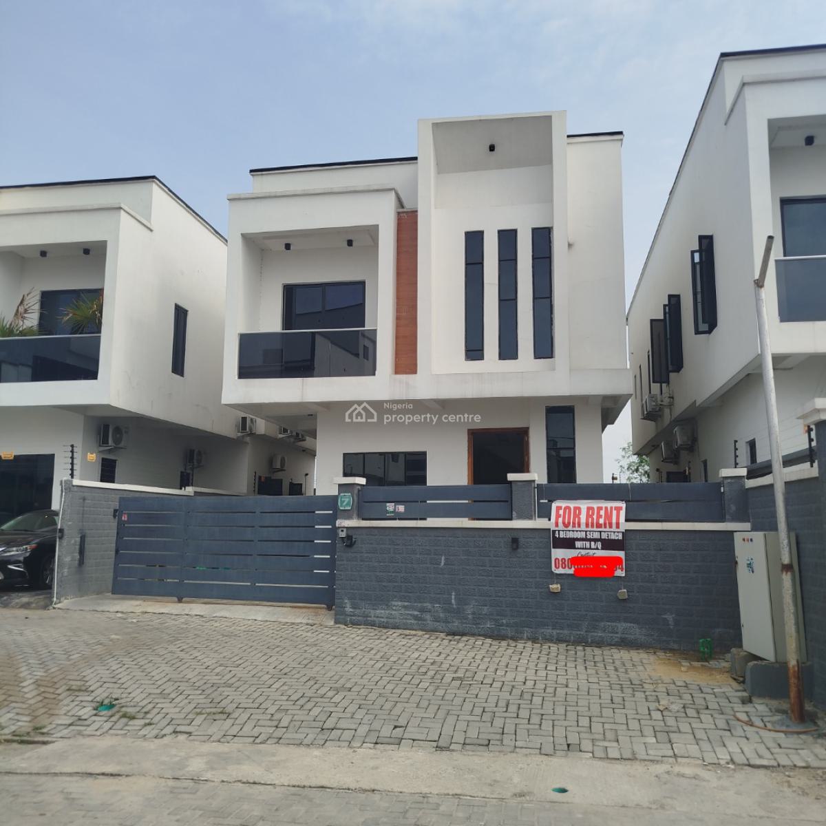 Nice New 4 Bedroom Fully Detached Duplex with Bq, Dpk Estate Orchid Road, Lekki Expressway, Lekki, Lagos, Detached Duplex for Rent