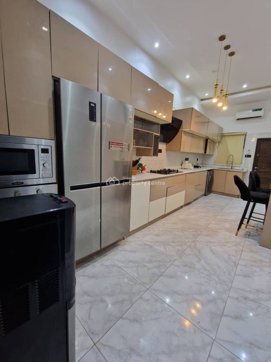 Furnished 4bedroom Semi Detached Duplex with Bq Comes with Generator, Canal West Estate, Osapa, Lekki, Lagos, Semi-detached Duplex for Rent