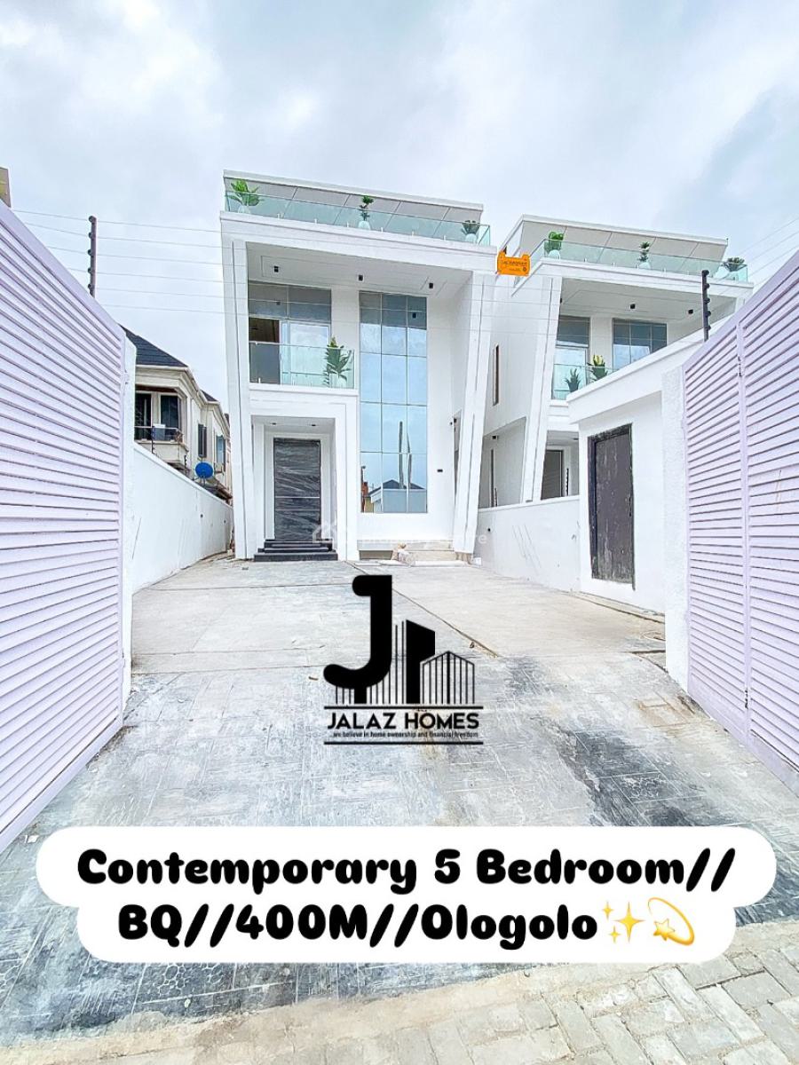 Contemporary 5 Bedroom Detached Duplex, Ologolo, Lekki, Lagos, House for Sale