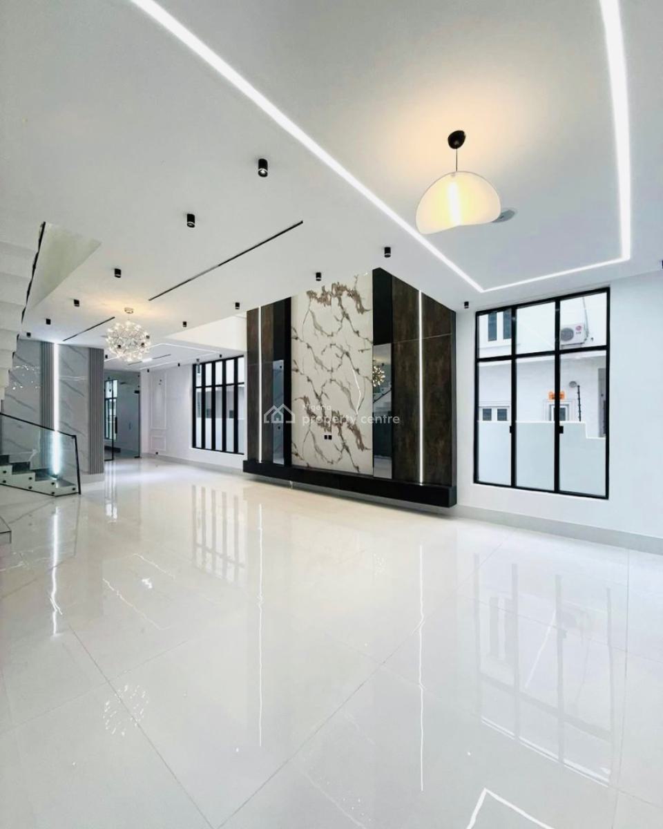 Luxury Contemporary 5 Bedroom Fully Detached Duplex with Pool, Chevron, Lekki, Lagos, Detached Duplex for Sale
