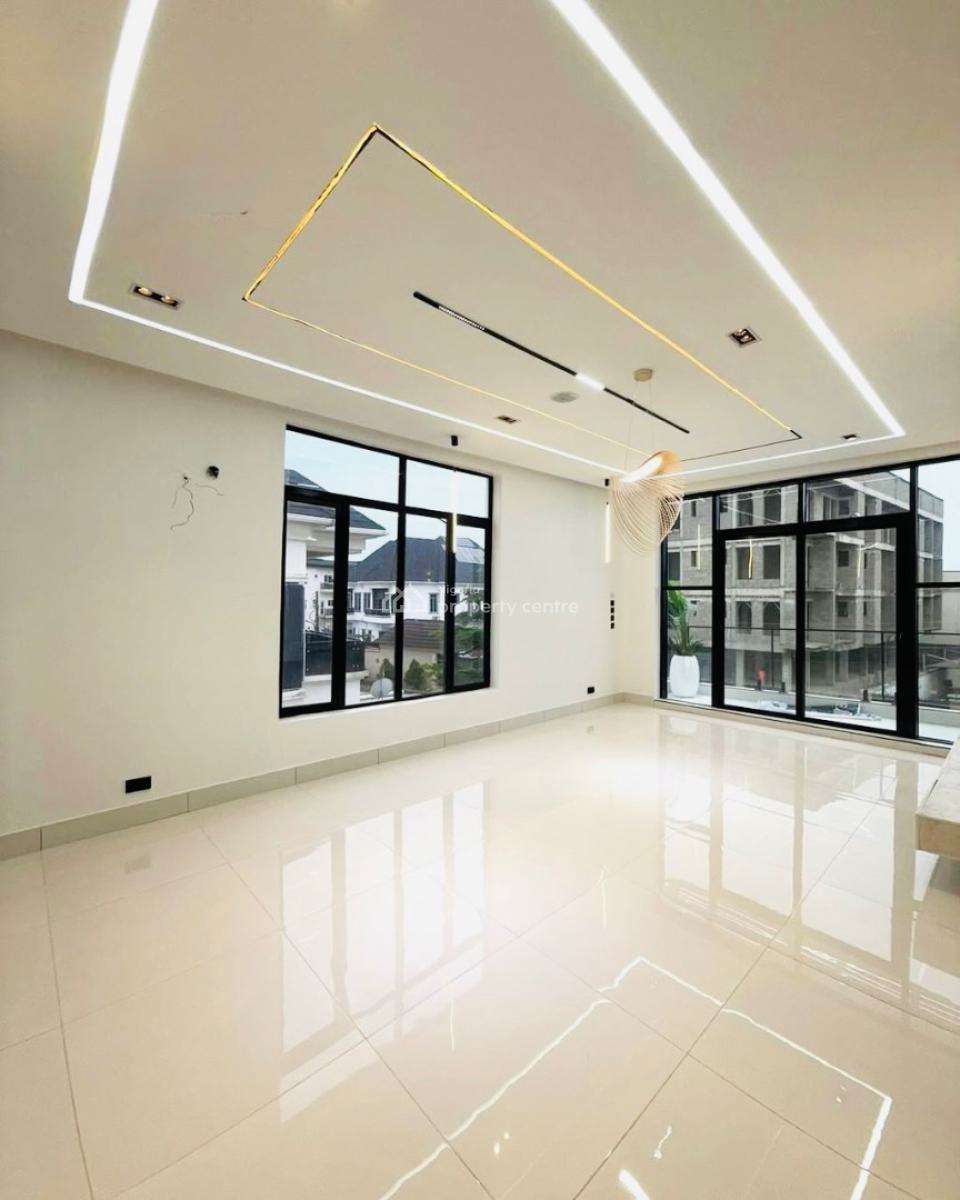 Luxury Contemporary 5 Bedroom Fully Detached Duplex with Pool, Chevron, Lekki, Lagos, Detached Duplex for Sale