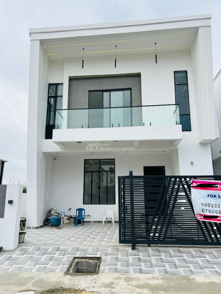 Contemporary 4 Bedroom Detached Duplex with Swimming Pool Coner Piece, Lekki Palm City, Ajah, Lagos, Detached Duplex for Sale