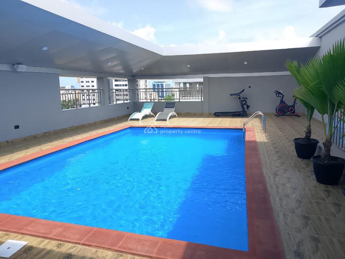 Newly Built 3 Ensuite Bedrooms on The 4th Floor, with Rooftop Swimming, Victoria Island (vi), Lagos, Flat / Apartment for Rent