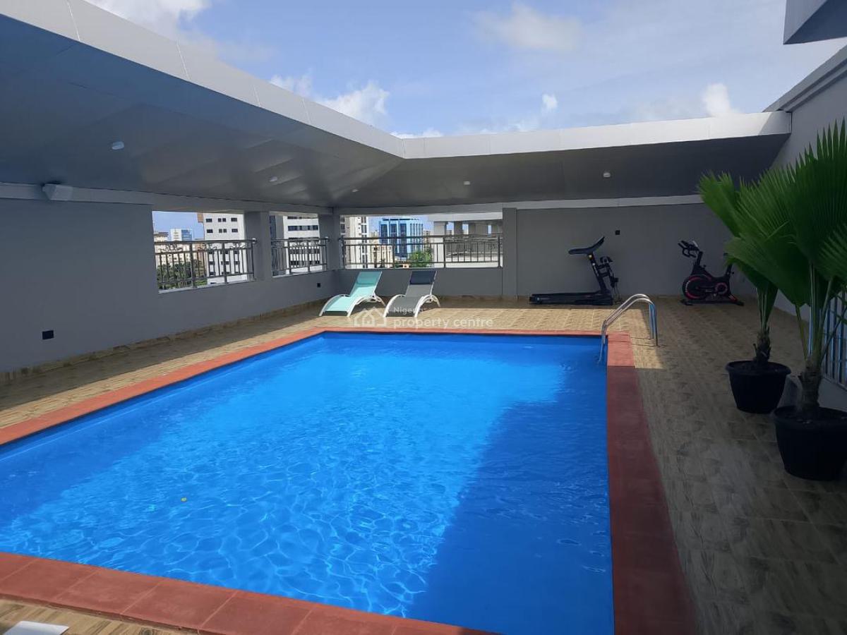 Newly Built 3 Ensuite Bedrooms on The 4th Floor, with Rooftop Swimming, Victoria Island (vi), Lagos, Flat / Apartment for Rent