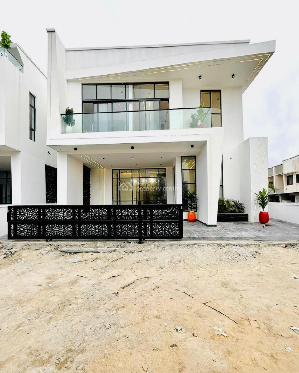 Luxury Contemporary 5 Bedroom Fully Detached Duplex with Pool, Chevron, Lekki, Lagos, Detached Duplex for Sale