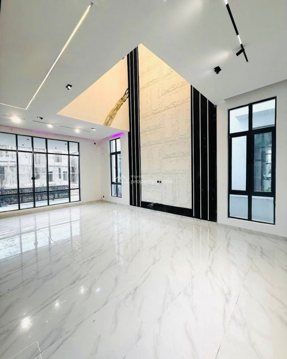 Luxury Contemporary 5 Bedroom Fully Detached Duplex with Pool, Chevron, Lekki, Lagos, Detached Duplex for Sale