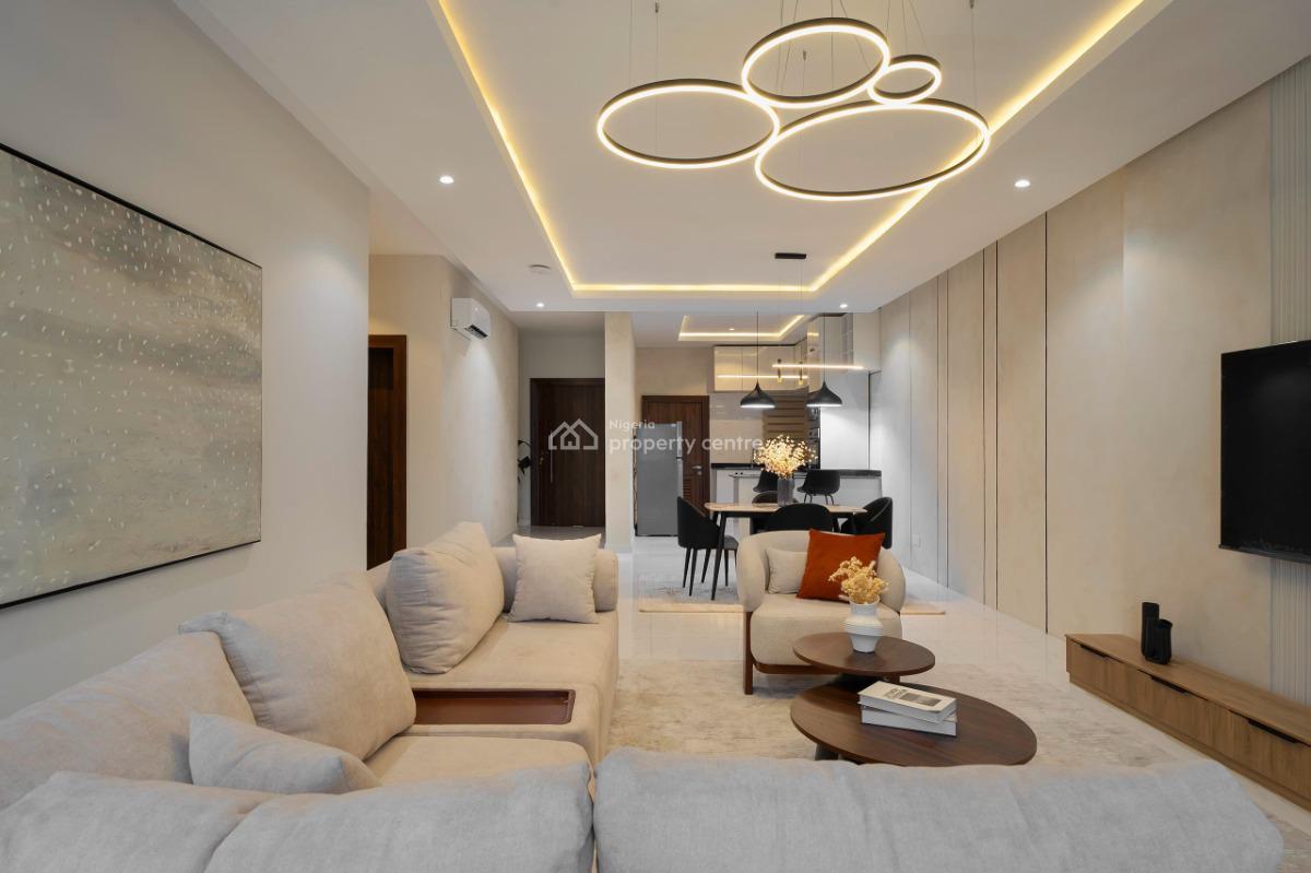 Cozy and Beautiful 2 Bedroom Apartment with a Gym, Ikate, Lekki, Lagos, Flat / Apartment Short Let