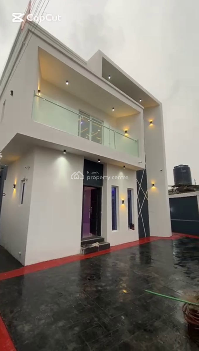 Luxury 5 Bedroom +mini Flat Boys Quarter, Yussuf Estate, Alagbado, Ifako-ijaiye, Lagos, Terraced Duplex for Sale