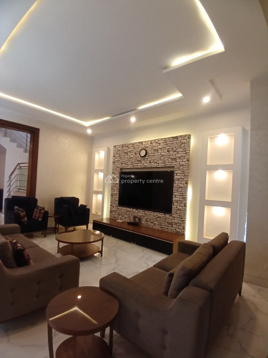 Well Built 4 Bedroom Terrace Duplex with a Room Bq, Guzape Abuja Diplomatic Zone, Guzape District, Abuja, Terraced Duplex for Sale