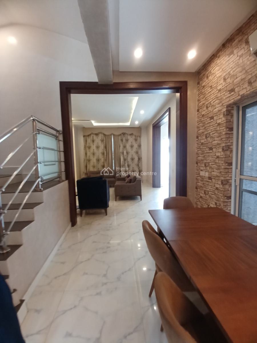 Well Built 4 Bedroom Terrace Duplex with a Room Bq, Guzape Abuja Diplomatic Zone, Guzape District, Abuja, Terraced Duplex for Sale