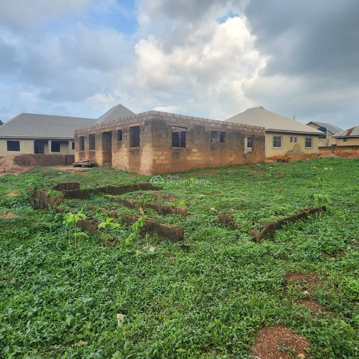 Uncompleted Standard 3 Bedroom Flat at Olorisha Oko, Olorisha Oko, Moniya Ibadan, Moniya, Ibadan, Oyo, Detached Bungalow for Sale