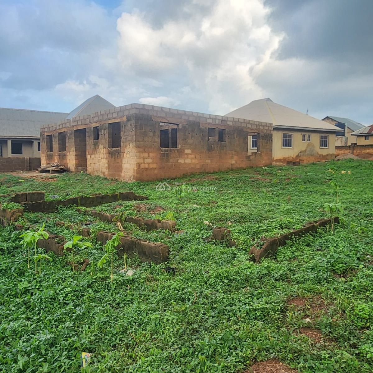 Uncompleted Standard 3 Bedroom Flat at Olorisha Oko, Olorisha Oko, Moniya Ibadan, Moniya, Ibadan, Oyo, Detached Bungalow for Sale