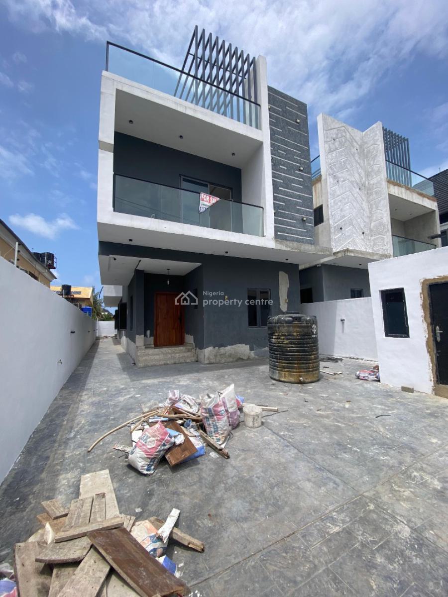 Beautiful 5 Bedroom Fully Detached Duplex with a Pool and Bq, Ikota, Lekki, Lagos, House for Sale