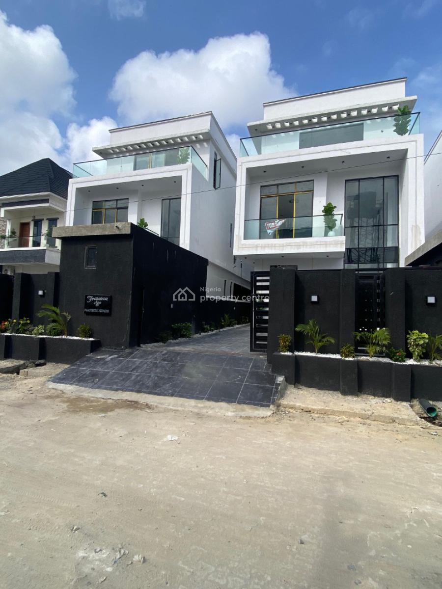 Aesthetically Pleasing 5 Bedroom Fully Detached Duplex with a Bq,pool, Ikota, Lekki, Lagos, House for Sale