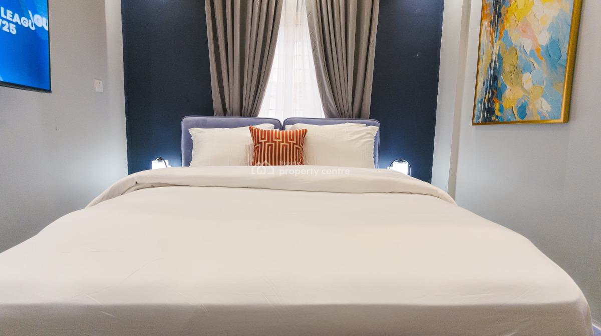Luxury New 1 Bed with Ps5 , Board/dart Games and Two Balconies.🥰, Lekki Phase 1, Lekki, Lagos, Flat / Apartment Short Let