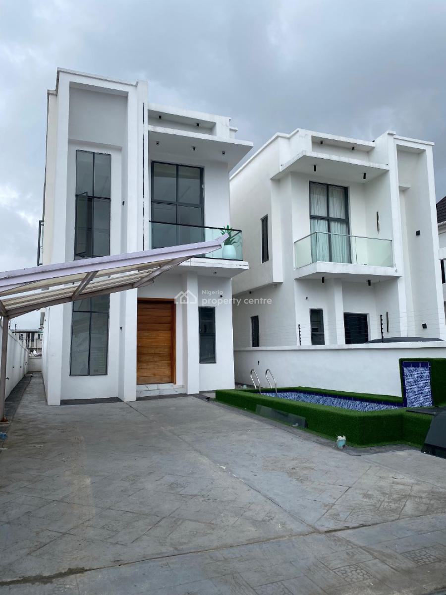 Excellent 4 Bedroom Fully Detached Duplex with a Pool and Bq, Orchid, Lekki, Lagos, Detached Duplex for Sale