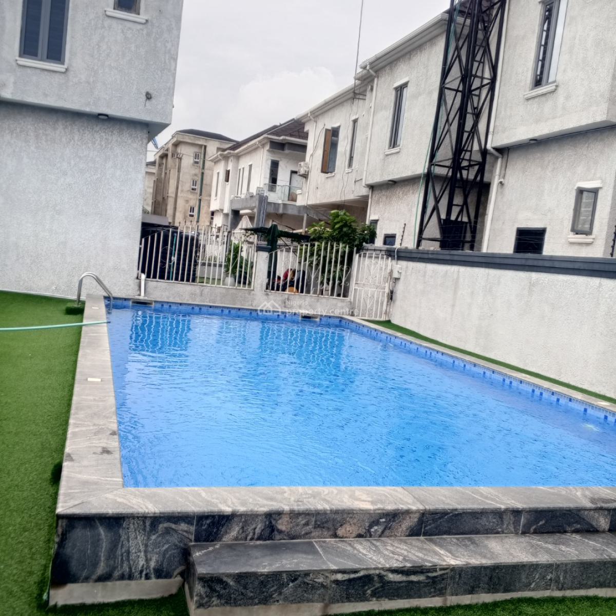 4 Bedroom Terrace Duplex with a Swimming Pool and Gym House, Ikota, Lekki, Lagos, Terraced Duplex for Sale