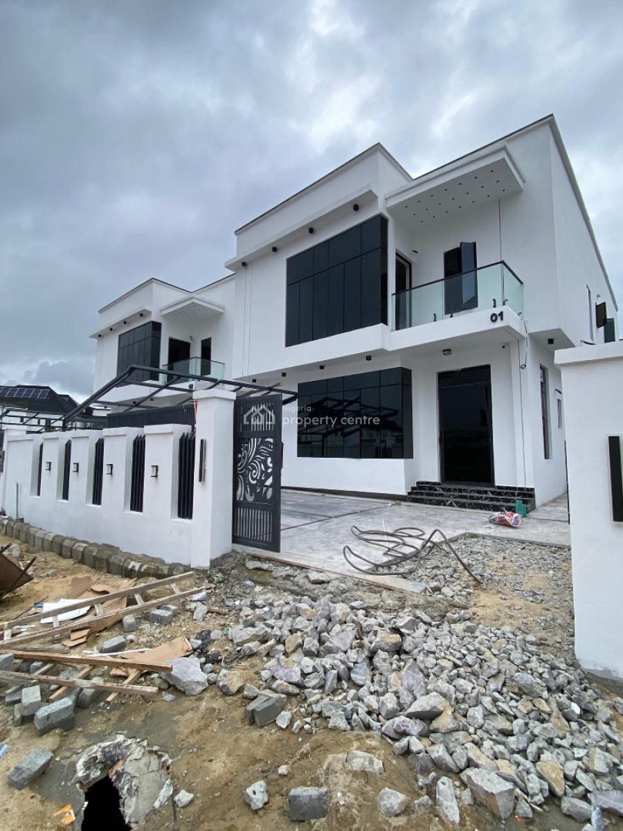 Spacious 5 Bedroom Fully Detached Duplex with a Bq,pool, Orchid, Lekki, Lagos, Detached Duplex for Sale