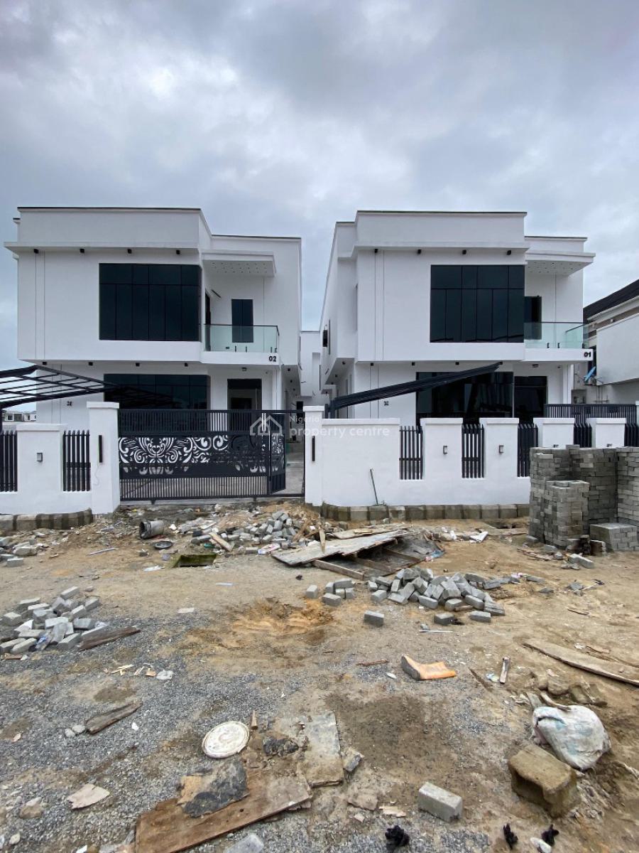 Spacious 5 Bedroom Fully Detached Duplex with a Bq,pool, Orchid, Lekki, Lagos, Detached Duplex for Sale