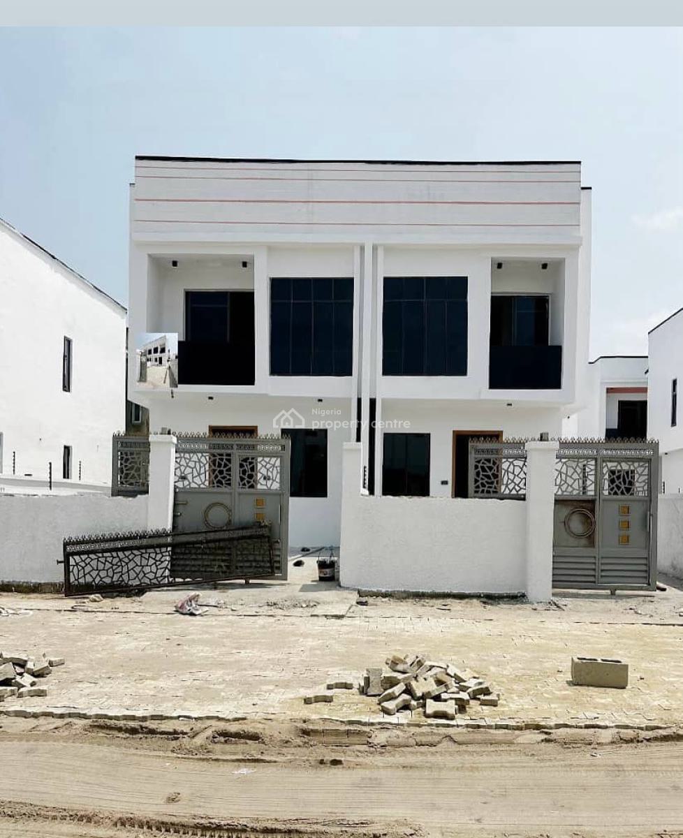Self Serviced Three Bedroom Semi Detached Duplex, Ikota, Lekki, Lagos, Semi-detached Duplex for Sale