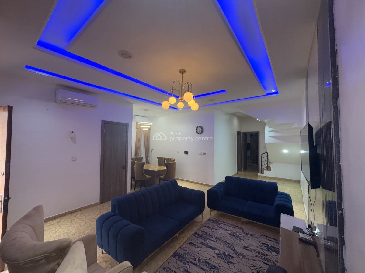 Fully Furnished & Spacious 4 Bedroom Semi Detached Duplex & Bq, Royal Pine Estate Off Orchid Road, Eleganza Busstop, Lekki, Lagos, Semi-detached Duplex for Sale