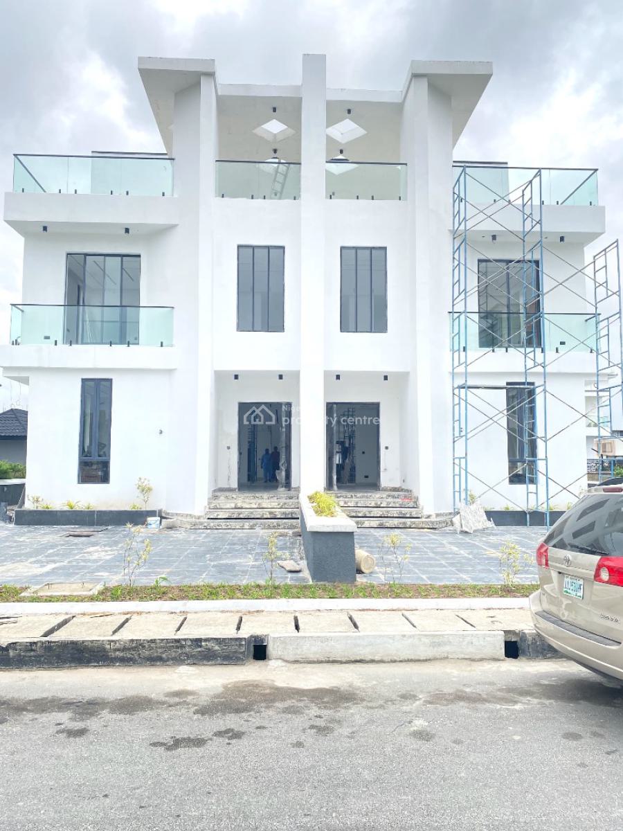 Newly Built 5 Bedroom Semi Detached Duplex with Bq in a Secure Estate, Ikate, Lekki, Lagos, Semi-detached Duplex for Sale