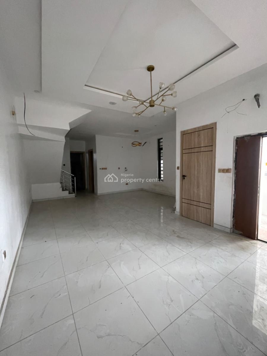 4bedroom Semi Detached Duplex with a Bq, Chevron, Lekki, Lagos, Semi-detached Duplex for Rent