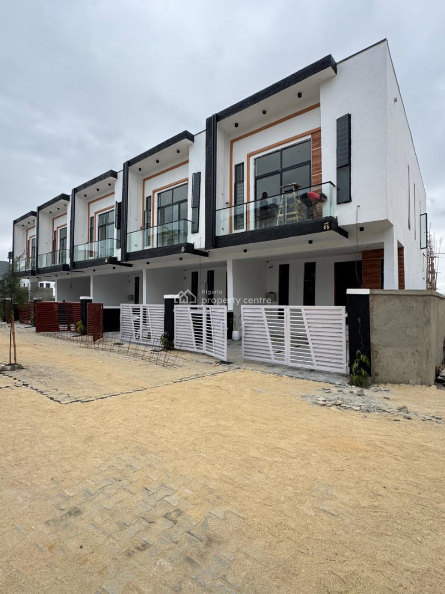 Self Serviced 3 Bedroom Terrace Duplex with a Private Compound, Ikota, Lekki, Lagos, Terraced Duplex for Sale