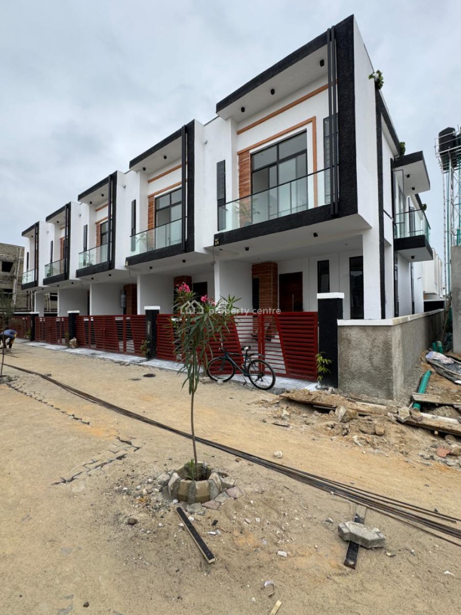 Self Serviced 3 Bedroom Terrace Duplex with a Private Compound, Ikota, Lekki, Lagos, Terraced Duplex for Sale