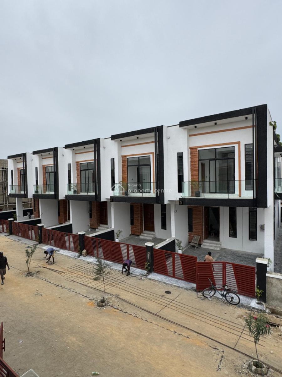 Self Serviced 3 Bedroom Terrace Duplex with a Private Compound, Ikota, Lekki, Lagos, Terraced Duplex for Sale
