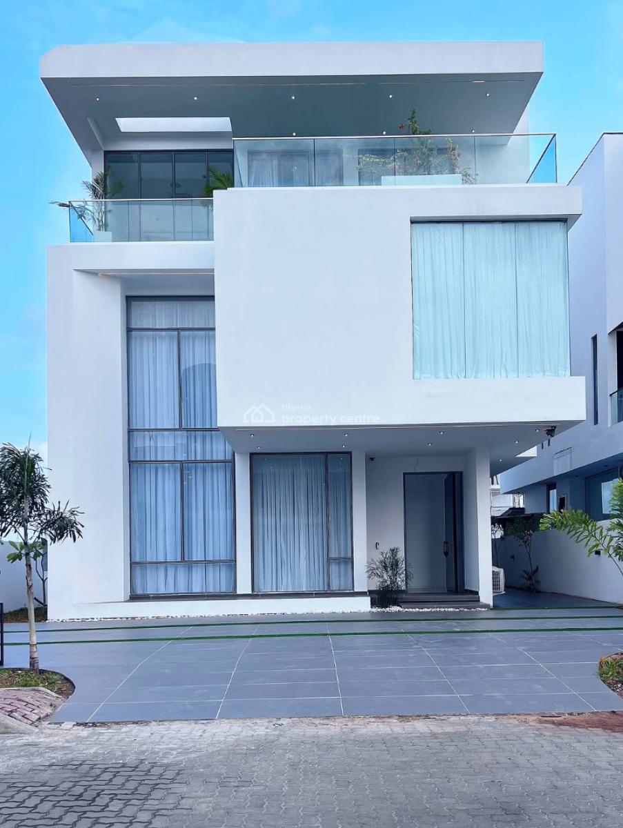 5 Bedroom Duplex with Elevator, Swimming Pool, Cinema, Gym, Open Roof, Hampton Bay, Ikate, Lekki, Lagos, Detached Duplex for Sale