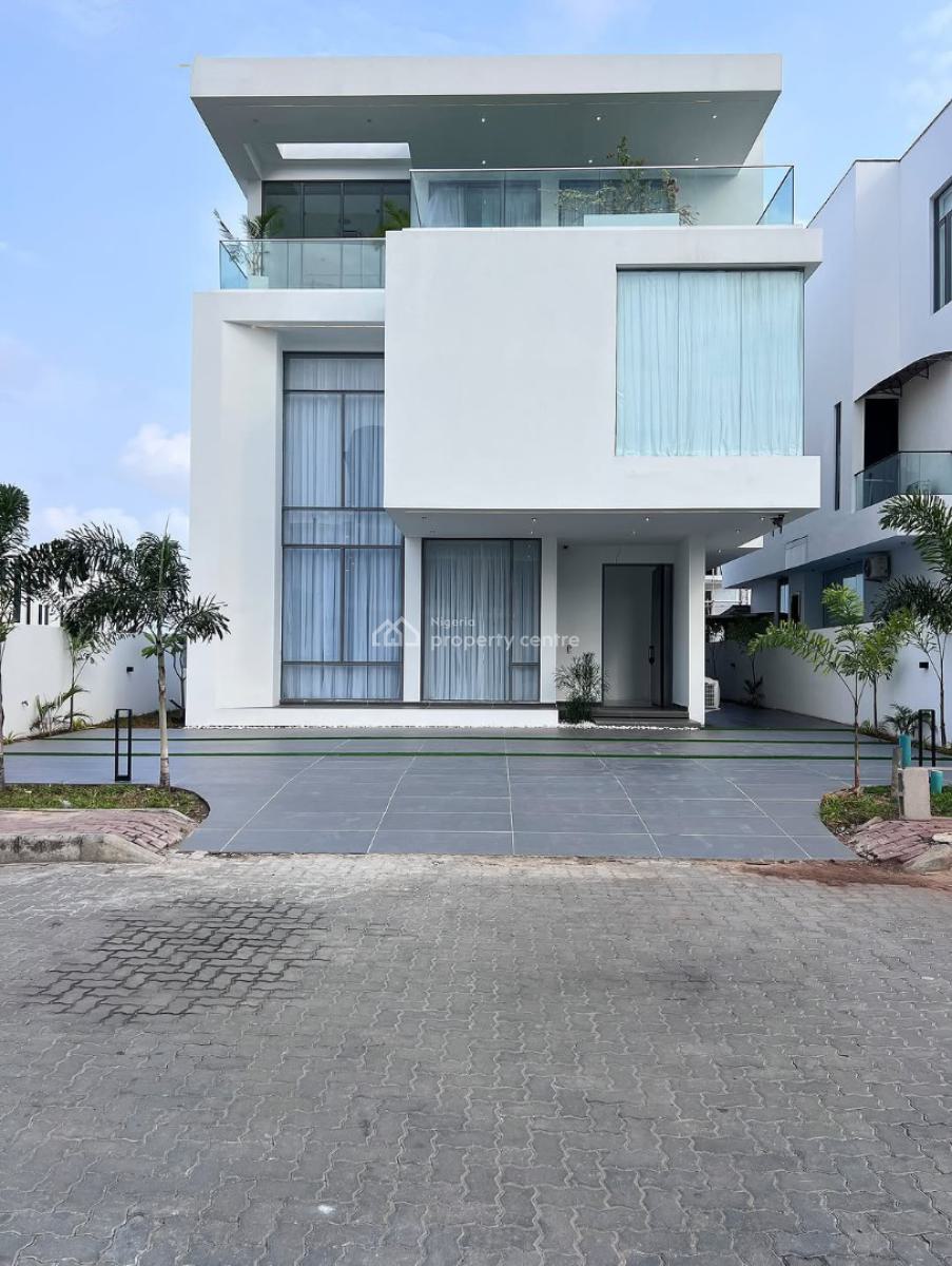 5 Bedroom Duplex with Elevator, Swimming Pool, Cinema, Gym, Open Roof, Hampton Bay, Ikate, Lekki, Lagos, Detached Duplex for Sale