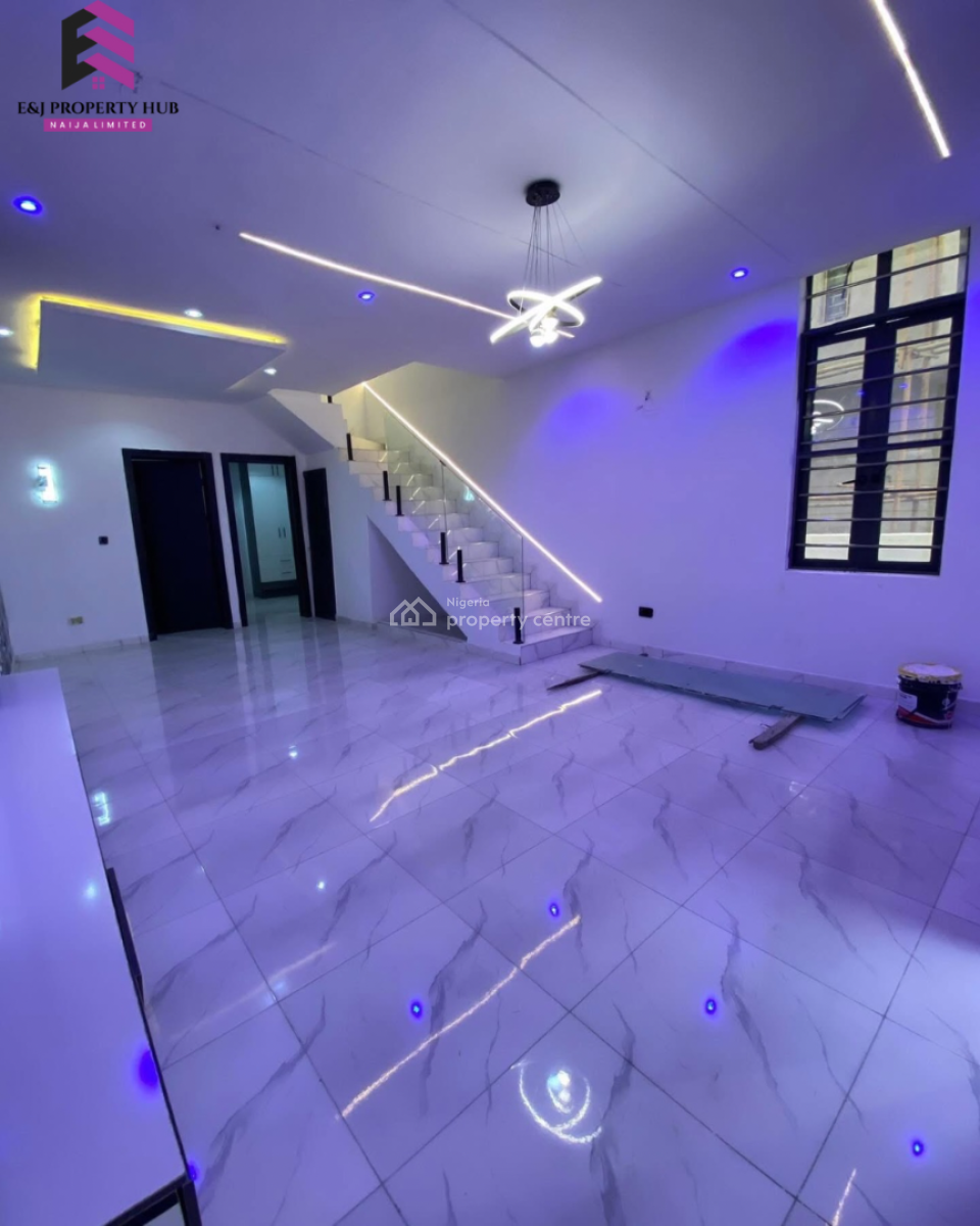 Beautiful 4 Bedroom Semi Detached Duplex with a Bq, Ikota G.r.a Behind Mega Chicken, Ikota, Lekki, Lagos, Semi-detached Duplex for Sale