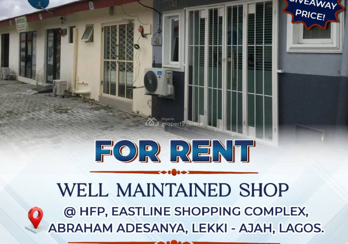 Shop/ Office, Hfp Eastline Shopping Complex, Abraham Adesanya, Ajah, Lagos, Office Space for Rent