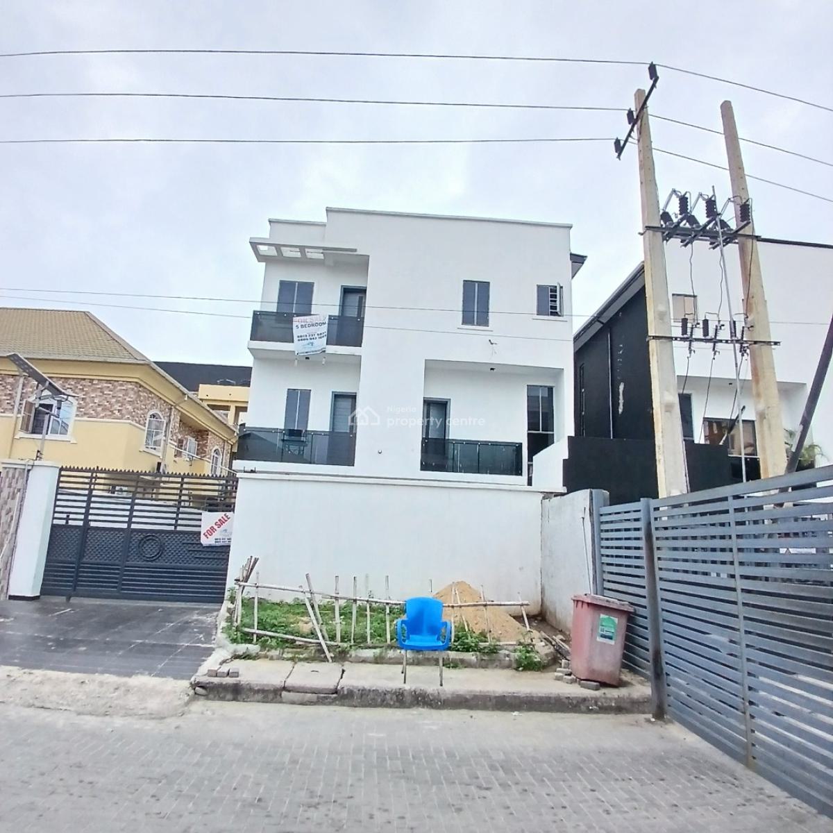 Luxury 5 Bedroom Detached Duplex with 2 Bq, Lekki Phase 1, Lekki, Lagos, Detached Duplex for Sale