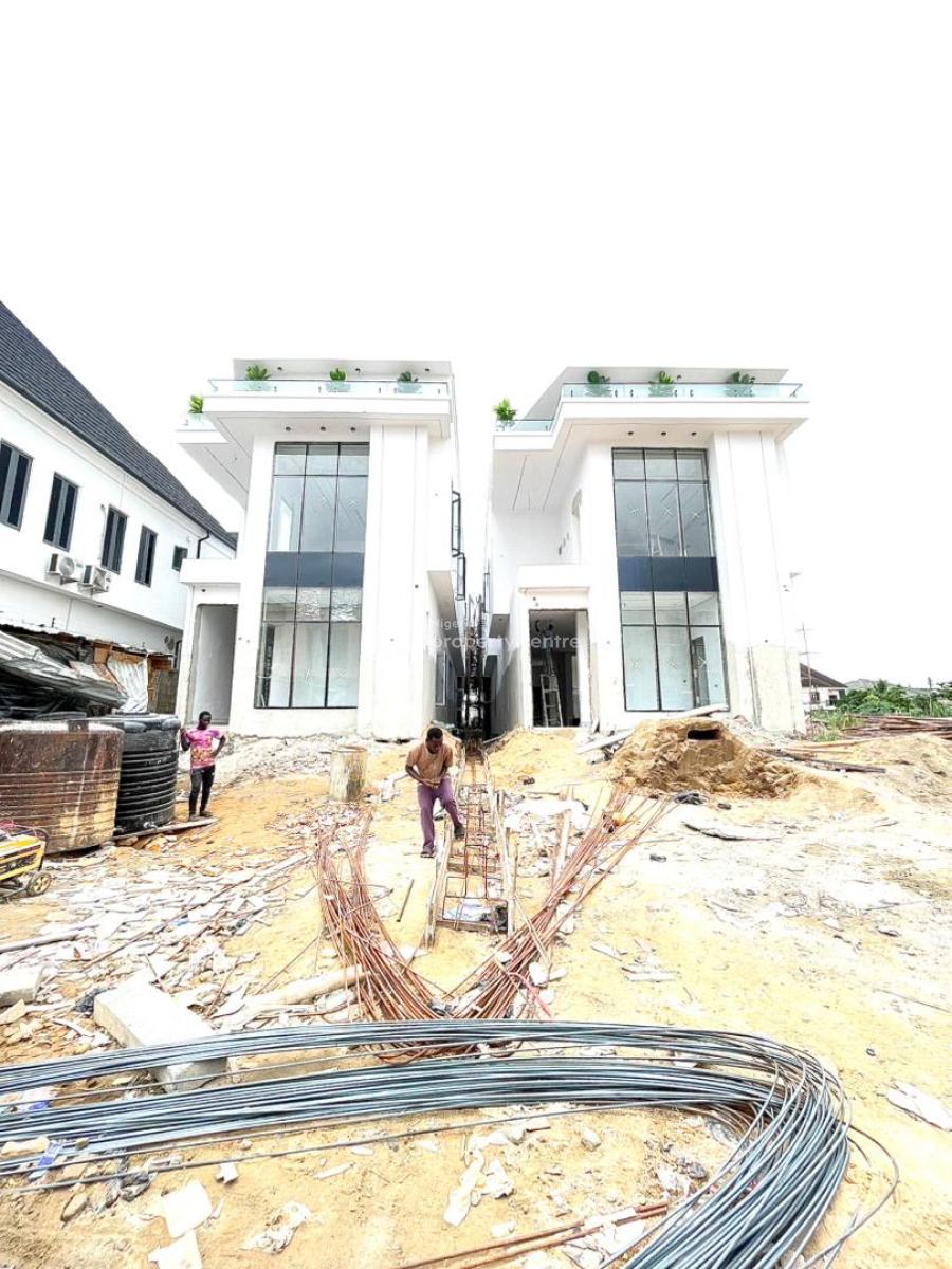 Newly Built 5 Bedroom Fully Detached Duplex with Pool and Bq, Vgc, Lekki, Lagos, Detached Duplex for Sale