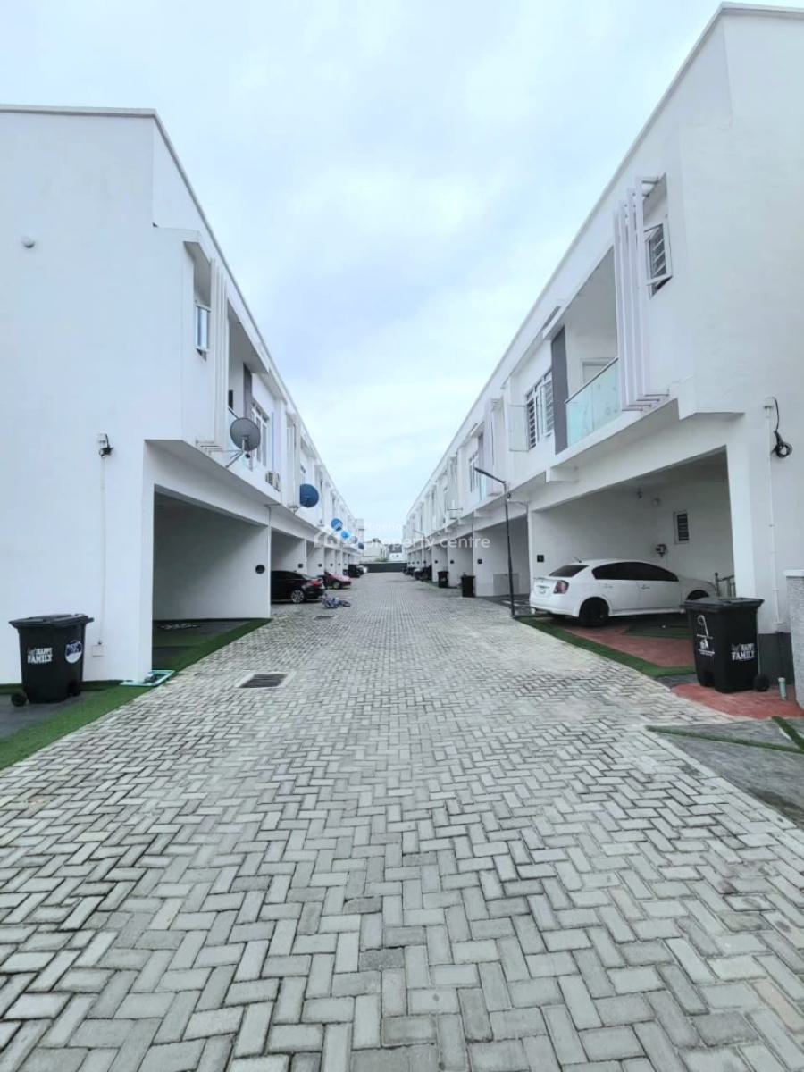 Brand New Fully Serviced 4-bedroom Terrace Duplex, Chevron, Lekki, Lagos, Terraced Duplex for Rent