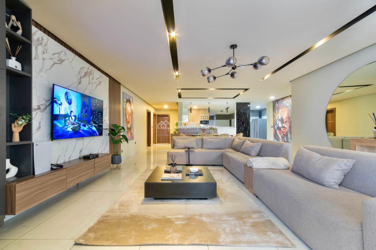 Deluxe Waterfront 3 Bedroom Apartment W/pool, Gym & More, Admiralty Way, Lekki Phase 1, Lekki, Lagos, Flat / Apartment Short Let