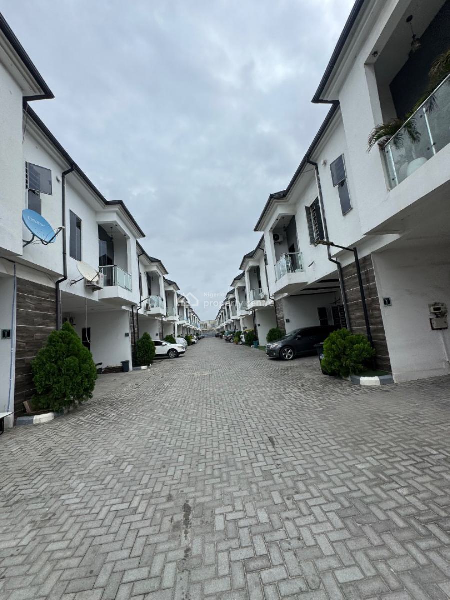 Luxurious Sweet 4 Bedroom Duplex Terrace with Pool and Children Ground, Orchid Road Lekki Before Round About, Lekki, Lagos, Terraced Duplex for Sale