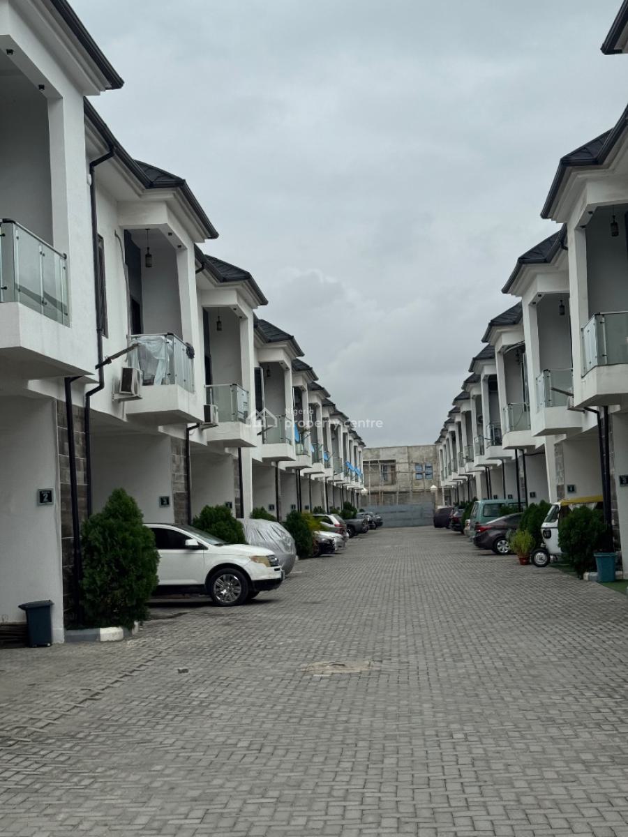 Luxurious Sweet 4 Bedroom Duplex Terrace with Pool and Children Ground, Orchid Road Lekki Before Round About, Lekki, Lagos, Terraced Duplex for Sale