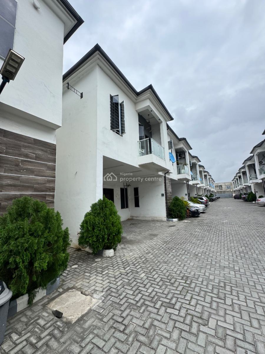 Luxurious Sweet 4 Bedroom Duplex Terrace with Pool and Children Ground, Orchid Road Lekki Before Round About, Lekki, Lagos, Terraced Duplex for Sale
