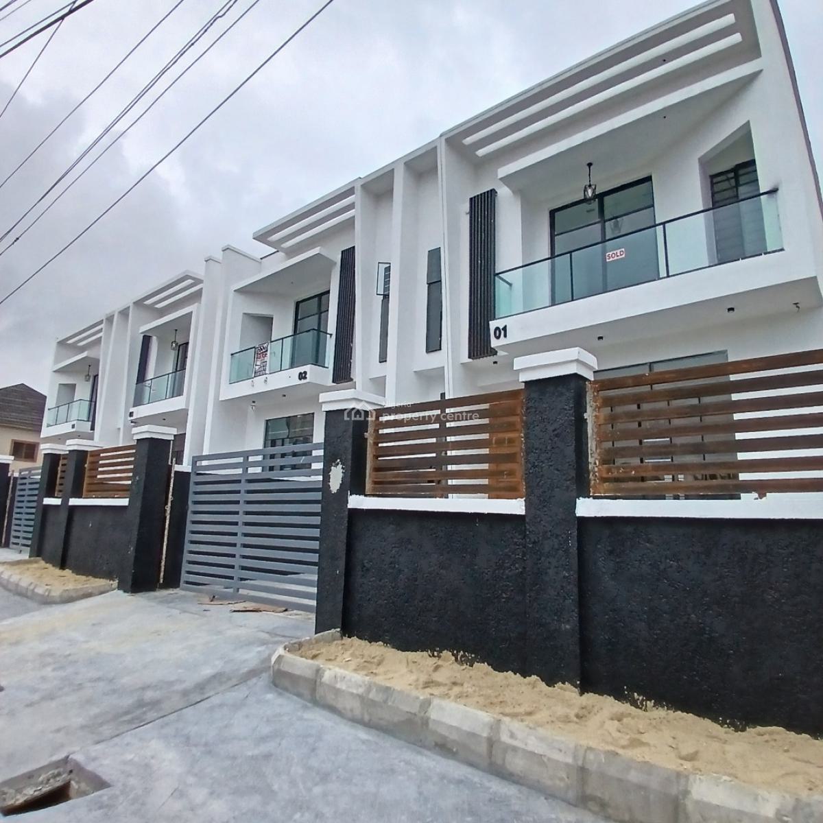Luxury 5 Bedroom Semi-detached Duplex with Bq, Idado, Lekki, Lagos, Semi-detached Duplex for Sale