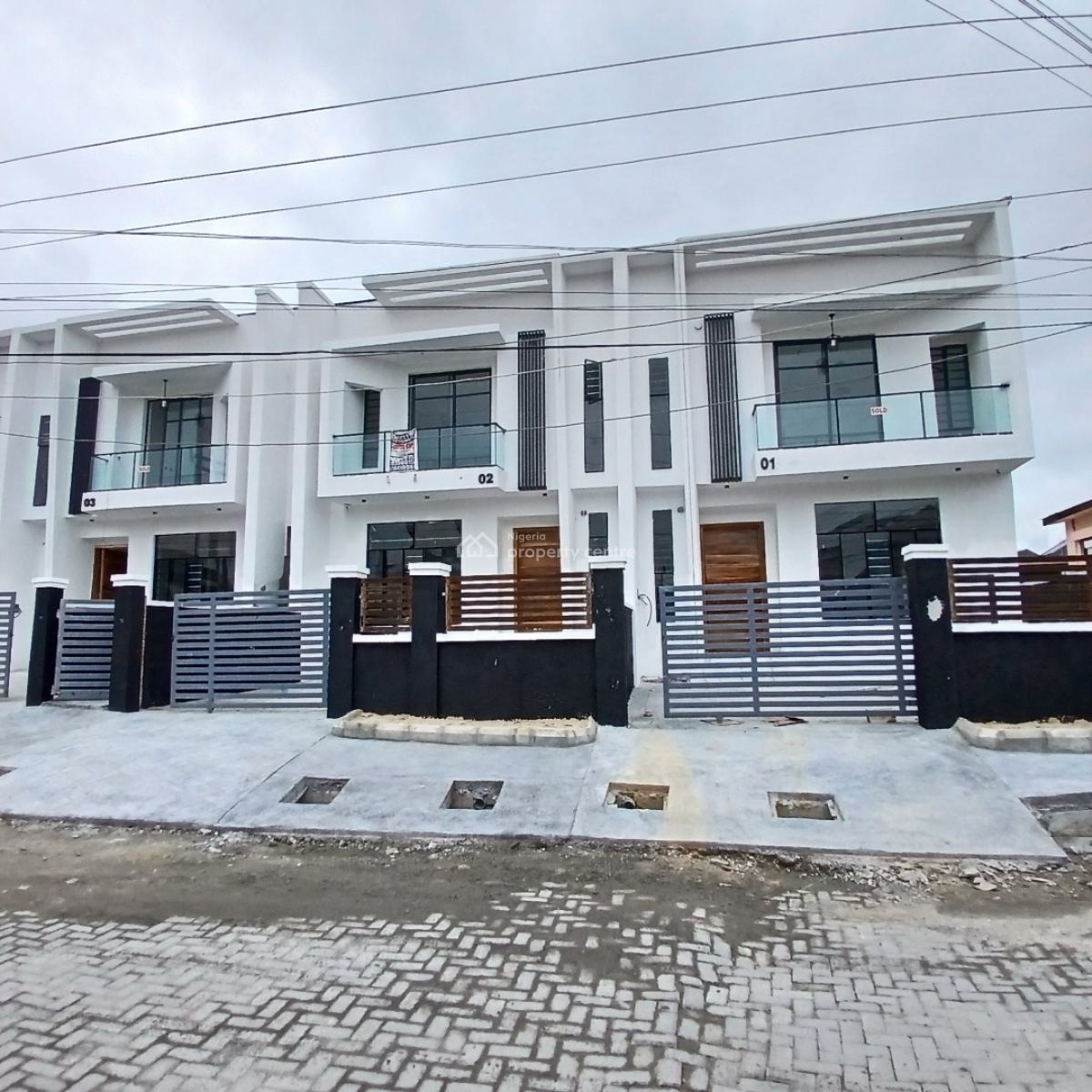 Luxury 5 Bedroom Semi-detached Duplex with Bq, Idado, Lekki, Lagos, Semi-detached Duplex for Sale