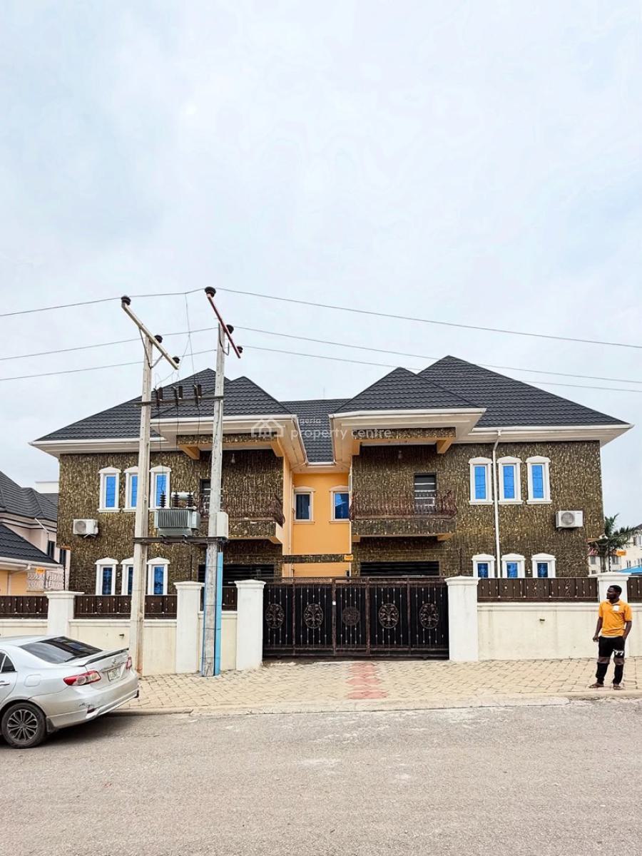 Luxury 4 Bedroom Semi Detached Duplex with Bq on a Tarred Road,6 Acs, Jahi, Abuja, Semi-detached Duplex for Rent